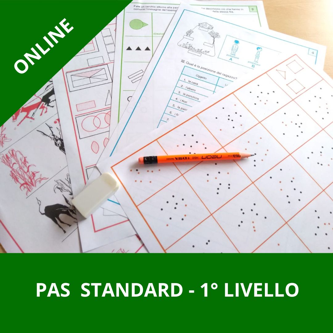 PAS STANDARD 1° livello online gennaio 2024 PAS STANDARD 1° livello online gennaio 2024