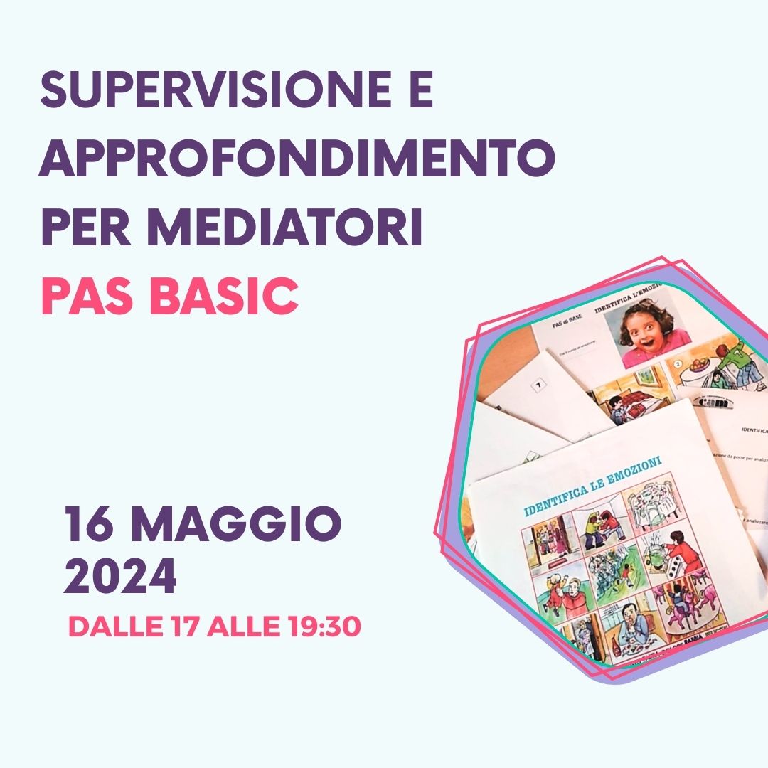 Supervisione PAS BASIC - 16 maggio 2024