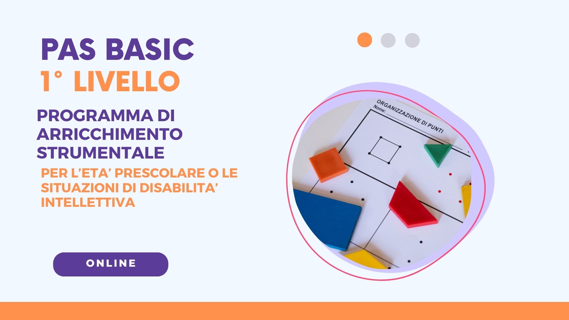PAS BASIC 1° livello online settembre 2024
