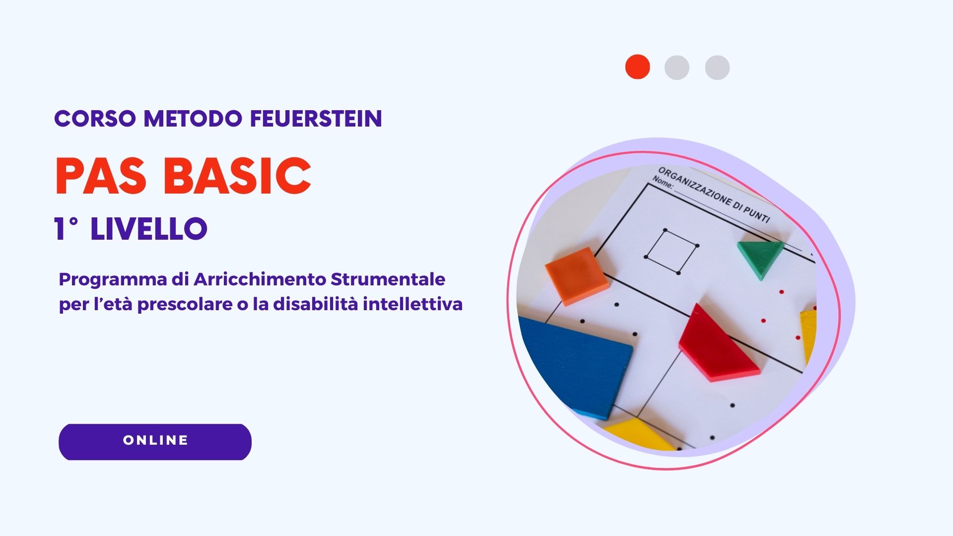 PAS BASIC 1° livello online - maggio 2026