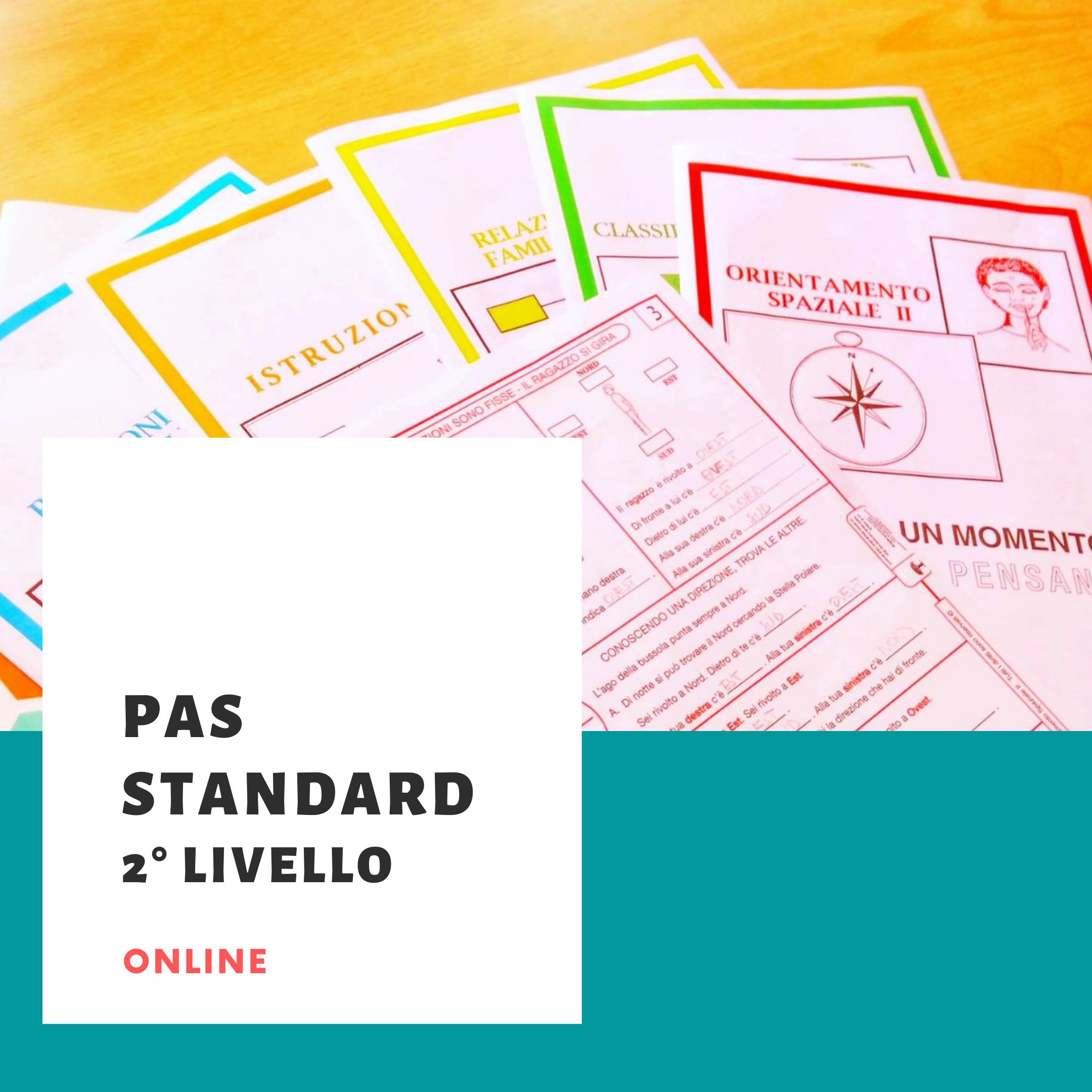 PAS STANDARD 2° LIVELLO online marzo 2021